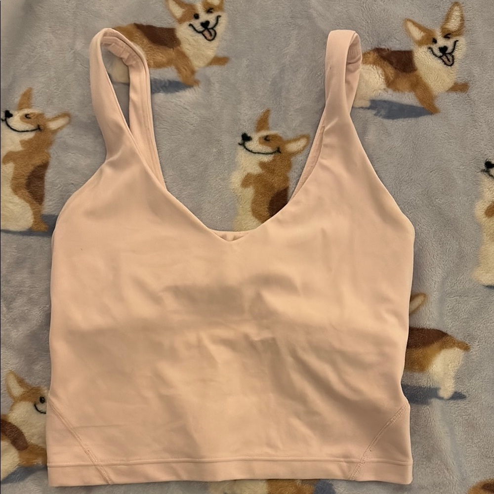 Lululemon Align cropped tank in Strawberry Milkshake